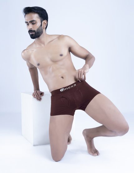 Men's Cotton Mid Trunk#5020 - Winetasting, XXL